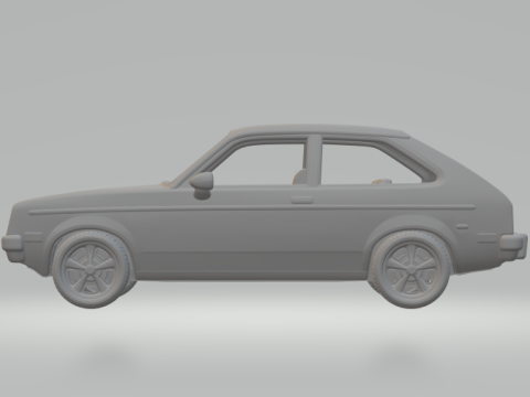 Chevrolet chevette 3Dプリントモデル