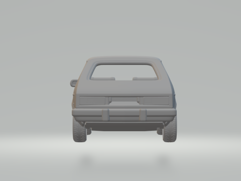 Chevrolet chevette 3Dプリントモデル