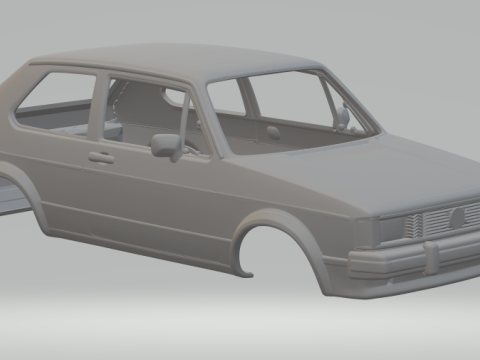 Vw rabbit Model do druku 3D