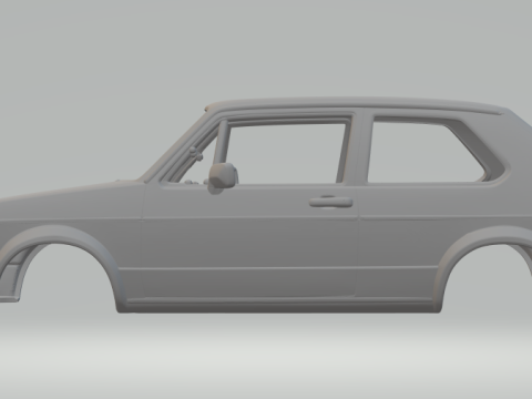 Vw rabbit 3D-printmodel