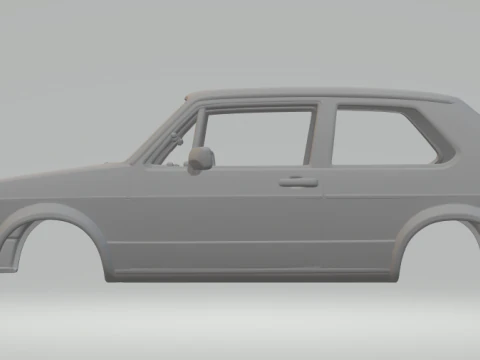 Vw rabbit 3D Print Model
