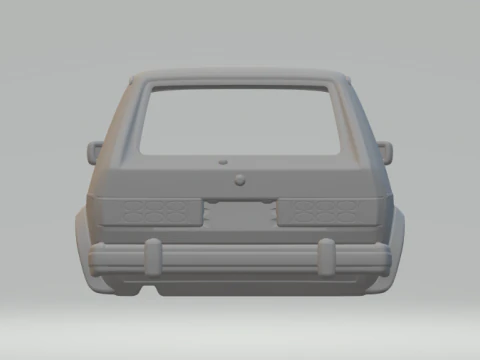 Vw rabbit 3D Print Model