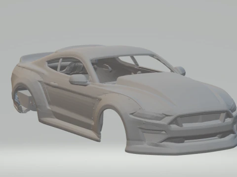 Mustang 3D Print Model