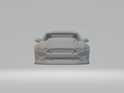 Mustang 3D Print Model