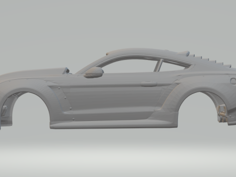 Mustang 3D Print Model
