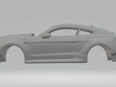 Mustang 3D Print Model