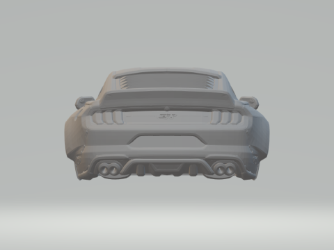 Mustang 3D Print Model