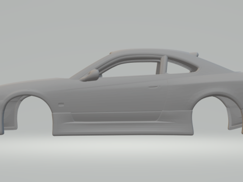 Nissan silvia 3D प्रिंट मॉडल
