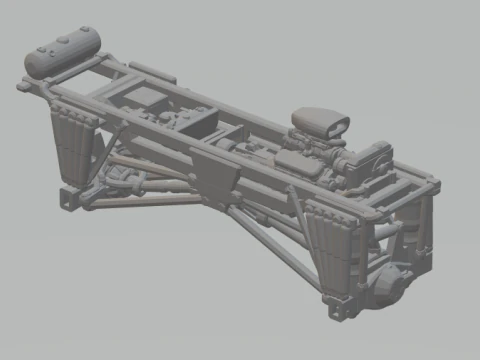 Canavar kamyon şasisi 3D Baskı Modeli
