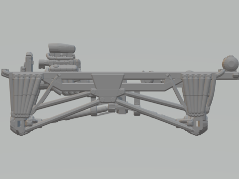 Monster truck chassis 3D प्रिंट मॉडल