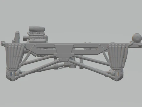 Monster truck chassis 3D Print Model