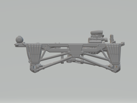 Monster truck chassis 3D प्रिंट मॉडल