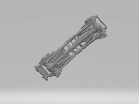 Monster truck chassis 3D Print Model