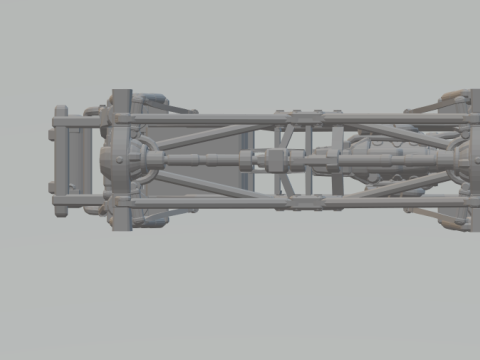 Monster truck chassis 3D प्रिंट मॉडल