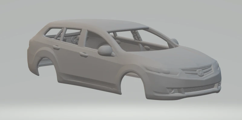 Honda accord tourer 3D Print Model .c4d .max .obj .3ds .fbx .stl .blend
