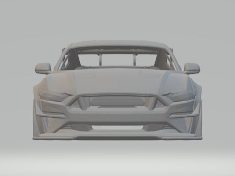 Mustang 3D 打印模型