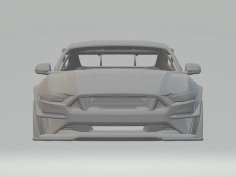 Mustang 3D Print Model