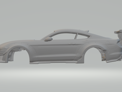 Mustang 3D 打印模型