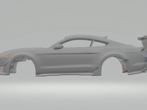 Mustang 3D Print Model