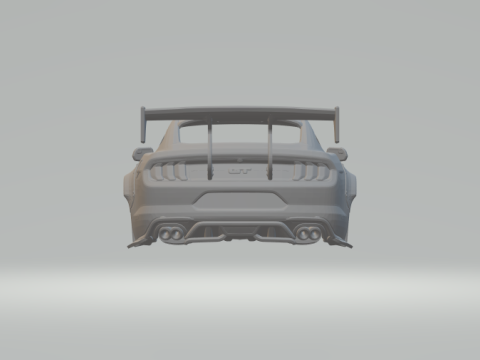 Mustang 3D 打印模型