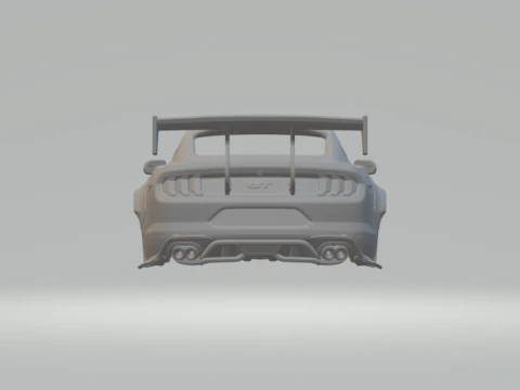 Mustang 3D Print Model