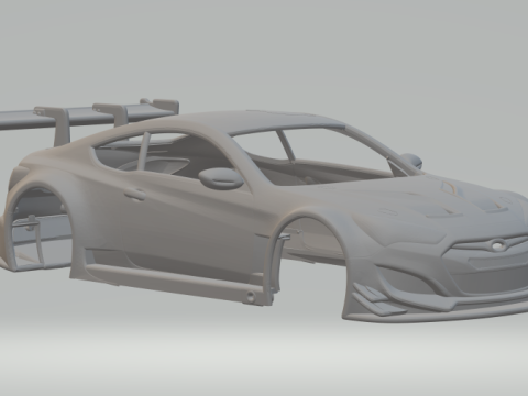 Hyundai genesis gt 3D 프린트 모델