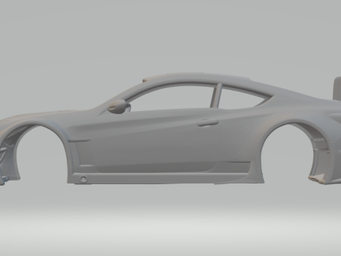 Hyundai genesis gt 3D Print Model