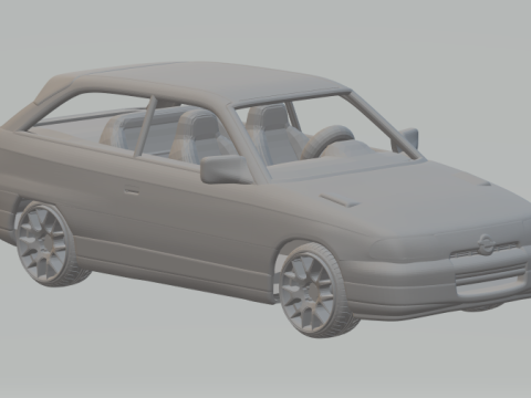 Opel astra gsi 3Dプリントモデル