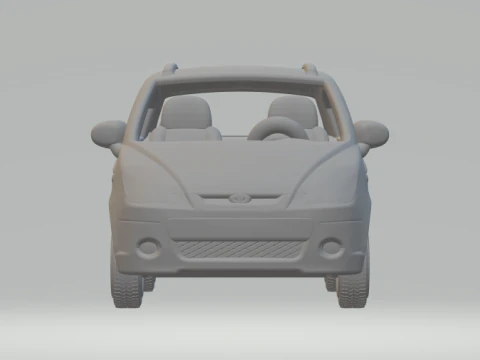 Daewoo Matiz 3D Print Model
