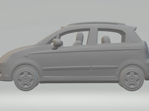 Daewoo Matiz 3D Print Model
