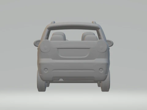 Daewoo Matiz 3D Print Model