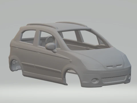 Daewoo Matiz body 3D Print Model