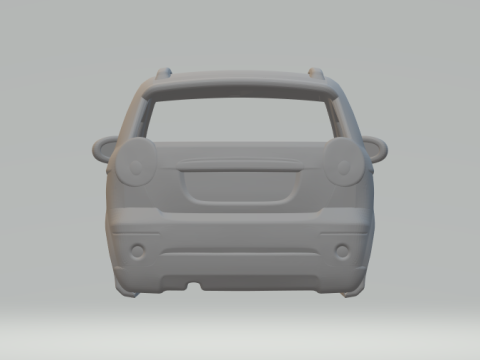 Daewoo Matiz body Model Cetak 3D