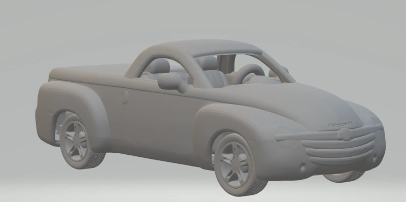 Chevrolet ssr 3D Print Model .c4d .max .obj .3ds .fbx .stl .blend 
