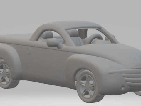 Chevrolet ssr 3Dプリントモデル