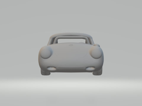 Porsche emory 356 3D प्रिंट मॉडल