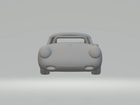 Porsche emory 356 3D Print Model