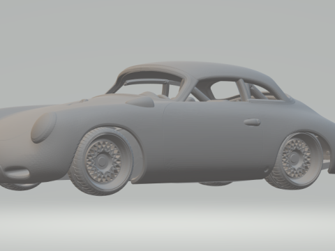 Porsche emory 356 3D प्रिंट मॉडल