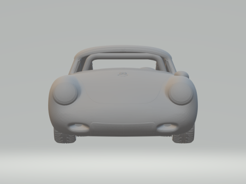 Porsche emory 356 3D प्रिंट मॉडल