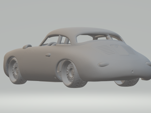 Porsche emory 356 3D प्रिंट मॉडल