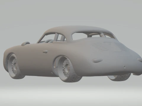 Porsche emory 356 3D Print Model