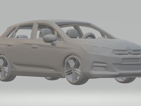 Citroen c4 hatch 3D Print Model