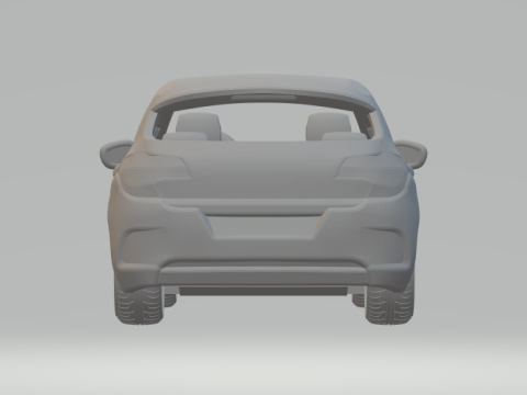 Citroen c4 hatch 3Dプリントモデル