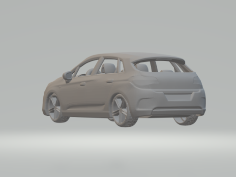 Citroen c4 hatch 3Dプリントモデル