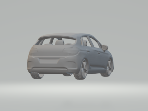 Citroen c4 hatch 3Dプリントモデル