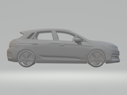 Citroen c4 hatch 3Dプリントモデル
