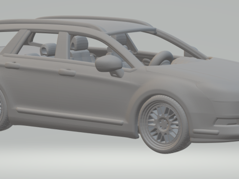Citroen c5 tourer 3Dプリントモデル