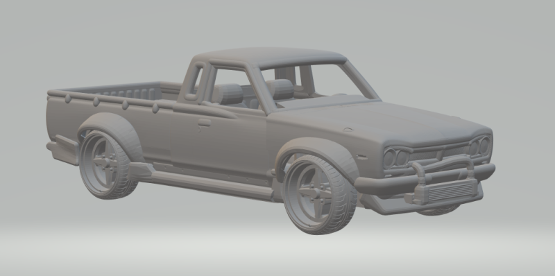 Skyline pickup 3D प्रिंट मॉडल .c4d .max .obj .3ds .fbx .stl .blend