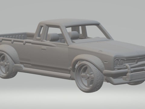 Skyline pickup 3D-Druckmodell