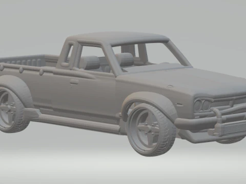 스카이라인 픽업 3D 프린트 모델